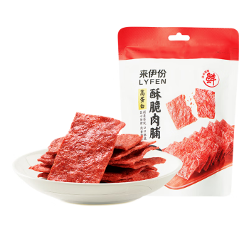 来伊份 高蛋白酥脆肉脯原味35g  办公室休闲零食肉干肉脯 即食小吃