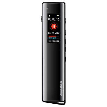 纽曼（Newsmy）录音笔 V03 8G 专业普及微型高清降噪 学习商务会议采访 录音器 黑色