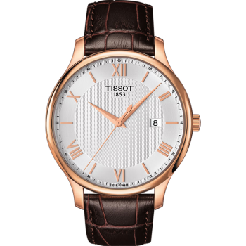 天梭（TISSOT）瑞士手表 俊雅系列腕表 皮带石英男表 T063.610.36.038.00