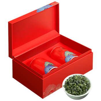 韵夫子安溪高山铁观音茶叶250g*2罐礼盒装新茶浓香型兰花香乌龙茶