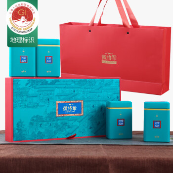 徽将军六安瓜片2024年新茶特级绿茶茶叶送人节日礼盒装250g