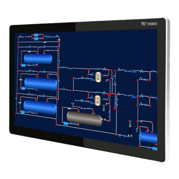万傲触控 工控一体机触摸屏工控机工业平板电脑壁挂嵌入式工业一体机电容电阻触控工业显示器 21.5英寸i5
