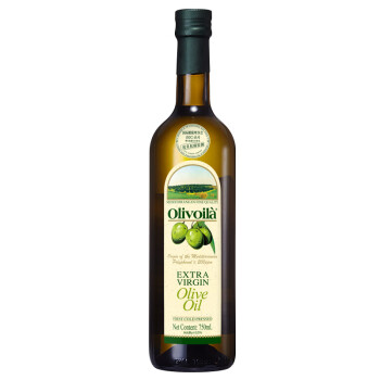 欧丽薇兰 Olivoilà 食用油 压榨 特级初榨橄榄油 750ml