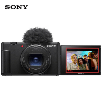 索尼（SONY）ZV-1 II（ZV-1M2/ZV1M2）新一代Vlog相机/4K视频/超广角/大光圈/美肤拍摄 黑色