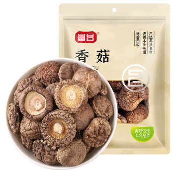 富昌食品 山珍菌菇珍珠菇特产食用菌富昌小香菇208g/袋 2袋起售