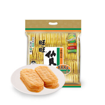 旺旺 仙贝 零食 膨化食品 饼干糕点 888g,降价幅度11.3%