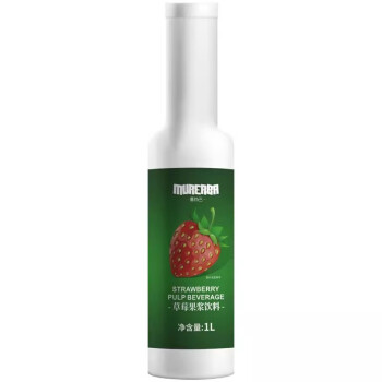 焙芝友 草莓浓缩果浆1L/瓶 茶奶商用原材料原浆冲饮 SP