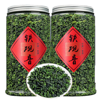 知味园安溪铁观音2罐*250g 浓香型茶叶高山茶居家公司招待茶