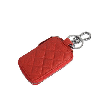 PLOVER进口头层牛皮休闲商务汽车钥匙包手拿包GD5229-YH红色