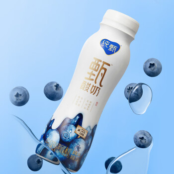 蒙牛纯甄甄酸奶寒地蓝莓风味酸奶PET瓶230g×10瓶（礼盒装）