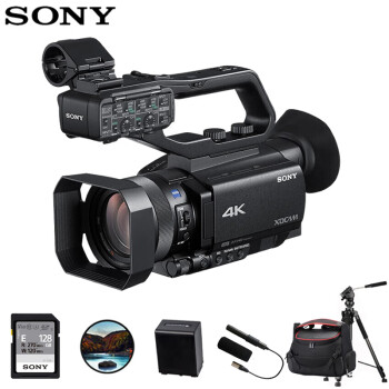 索尼（SONY）PXW-Z90摄像机 4K高清HDR掌中宝系列专业手持式3G-SDI 直播 会议摄录一体机专业套装