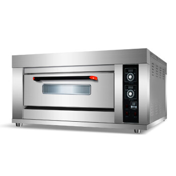 苏勒 电烤箱商用燃气烤炉一二三层204061CI烘焙面包蛋糕披萨烘炉 20C电热一层二盘旋钮款