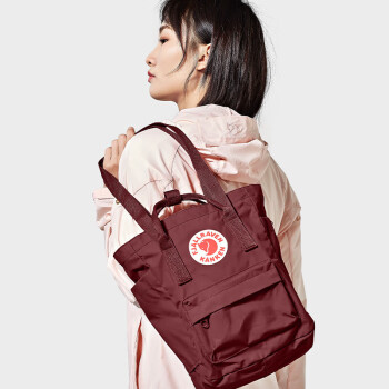 FJALLRAVEN北极狐双肩包男女背包休闲手提包书包23710-326公牛红14L 送女友  