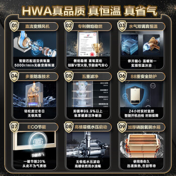 美的（Midea）13升HWA燃气热水器 恒温节能省气 水气双调 低水压启动 多重安防 多重防冻 大屏显示  JSQ25-HWA