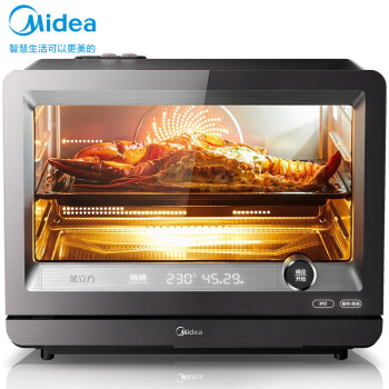 美的（Midea） 商用台式蒸烤箱蒸箱30L 蒸烤箱一体机 大容量二合一智能电烤箱料理炉 智能家电 PS30H5W