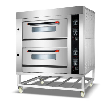 苏勒 智能电热两层燃气烤箱商用大型热风烤炉多功能大容量蛋糕烘焙 (智能款)电热两层四盘