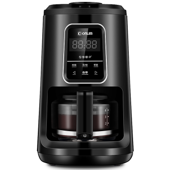 东菱（Donlim） 咖啡机 咖啡机家用 美式全自动 滴滤式咖啡壶 触控式屏幕 水箱可拆卸 浓度可选 DL-KF1061