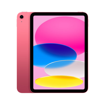 Apple iPad 10.9英寸平板电脑2022年款（256GB WLAN版/A14芯片/1200万像素/iPadOS MPQC3CH/A）粉色*企业专享