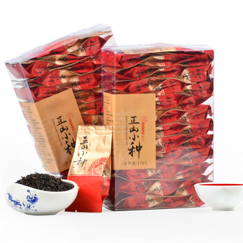 一号村武夷山正山小种红茶34小袋*5g=170g茶叶新茶 自饮包装一盒