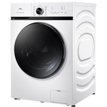 TCL TG-V100HBA (TG-V100HB) 10KG 滚筒式洗衣机 全自动洗烘一体变频机 一级效能 芭蕾白