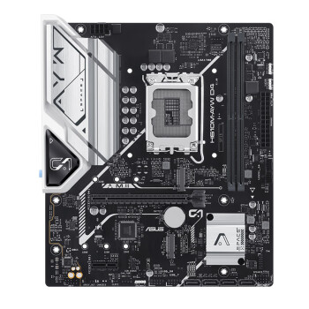 华硕（ASUS）H610M-AYW D4主板 支持 CPU G6900/12400F/12100F/13100F（Intel H610/LGA 1700） 