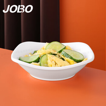 巨博（JOBO）商用密胺菜碟 打菜盘仿瓷食堂快餐盛菜碟子1个装10个起售