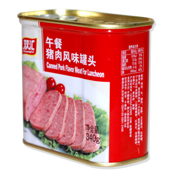 双汇（Shuanghui）罐头 午餐罐头 午餐猪肉风味罐头 340g