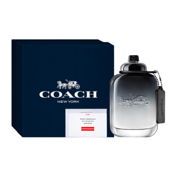 蔻驰（COACH）纽约男士淡香水100ml/礼盒送男友生日 618男生父亲节日礼物木质调