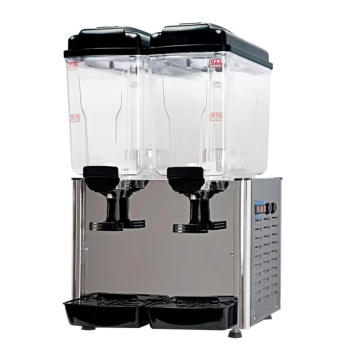 厨丰达 果汁饮料机商用 冷热饮料机全自动喷淋多功能自助餐饮料设备 喷淋双缸双温-冷热可调