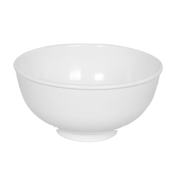 远咖  商用密胺米饭碗韩式碗5.5英寸 汤碗粥碗白色1个装2个起售