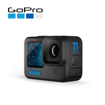 GoPro HERO11 Black 运动相机 户外摩托骑行 防水防抖相机 Vlog数码运动摄像机 滑雪照相机