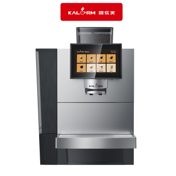 咖乐美（KALERM）新款E60L大水箱商家用全自动研磨一体美式意式咖啡机奶沫器全新升级办公室银色 银色
