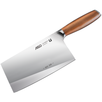 爱仕达 ASD 菜刀厨房刀具不锈钢单刀斩切刀厨师刀切片刀（5铬钼钒钢）RDG8W2WG