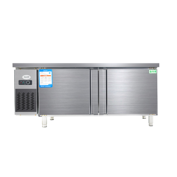 雪村 1.2米 厨房商用冰柜 全冷冻工作台 不锈钢操作台 PLD-12N2T 默认60宽，80需备注