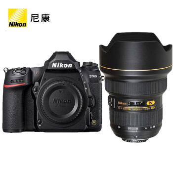 尼康（Nikon）D780 全画幅专业单反相机 D750升级款 AF-S 尼克尔 14-24mm f/2.8G ED广角变焦镜头套装