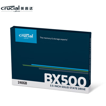 英睿达（Crucial）美光 240G SSD固态硬盘 SATA3.0接口 BX500系列 美光原厂出品 高速读写 