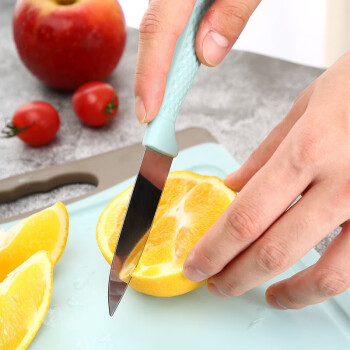 美厨（maxcook）水果刀削皮刀剪刀套装 不锈钢削皮器瓜刨刀具三件套 MCD033