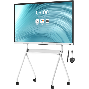 maxhub会议平板新锐Pro55英寸触摸视频会议电视一体机 投屏电视智慧屏SC55 i5+时尚支架+传屏+笔商用显示