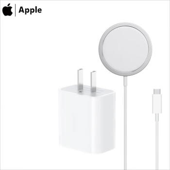 Apple苹果原装无线充电器15W磁吸iPhone14ProMax\/13系列适配 【套装】Magsafe磁吸充电器+20W充电头