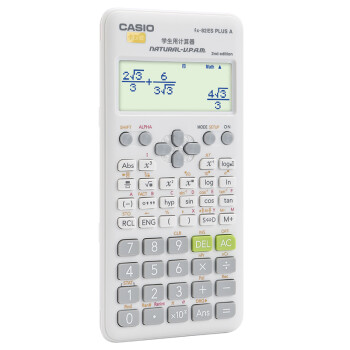 卡西欧（CASIO）FX-82ES PLUS A-2WE 函数科学计算器升级款 慧白 大学高中初中学生考试
