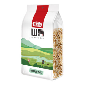 燕之坊五谷杂粮 可做糙米饭 糙米糊 粗粮 真空包装心意糙米1kg 
