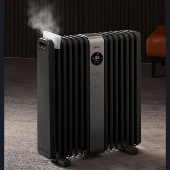 美的（Midea）“硬钢科技”取暖器/电暖器/电暖气片家用机/WIFI智能遥控/加宽14片双擎劲暖电热油汀HYX22TR