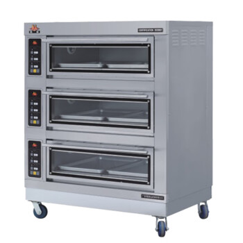 苏勒 电烤箱商用PL-2/PL-4/PL-24一二三层大容量面包烘焙披萨电烘炉 二层二盘220V