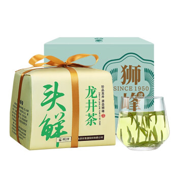 狮峰牌 茶叶 2024年新茶春茶 明前头采特级 头鲜龙井茶绿茶纸包装200g