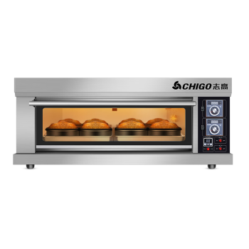志高（CHIGO）商用烤箱 一层二盘电烤箱商用大型烤炉蛋糕面包披萨烘炉烤箱 一层二盘(220V/6.6KW) DLA12