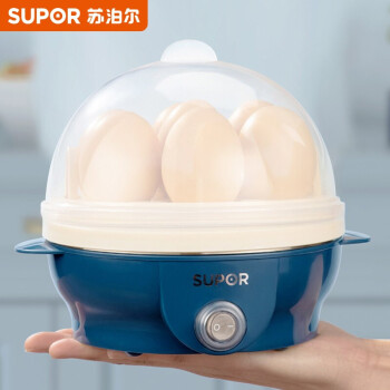 苏泊尔（ SUPOR）煮蛋器 蒸蛋器 家用多功能 迷你鸡蛋羹蒸锅 可煮7个蛋 单层 防干烧保护 便携 Z15YK850A