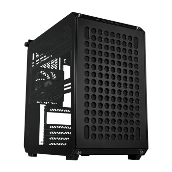 酷冷至尊(CoolerMaster)Qube酷方500 黑 EATX中塔电脑台式机箱 自由拼装/280散热水冷/钢玻侧板/7硬盘位