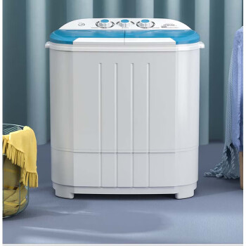 VCJ洗衣机半自动家用大容量双桶双缸波轮洗衣机脱水甩干双筒 4.5KG双缸【洗+脱】旗舰款