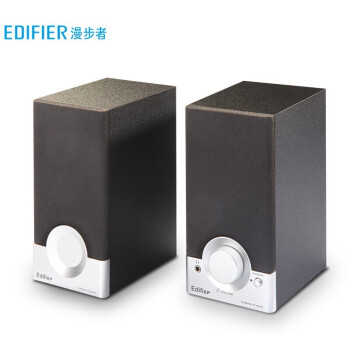 漫步者（EDIFIER） R18T 2.0声道 木质多媒体音响音箱 电脑音响 黑色