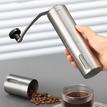 逸居客（YIJUKE）手磨咖啡机手摇磨豆机便携不锈钢咖啡豆研磨机手动磨粉咖啡研磨器